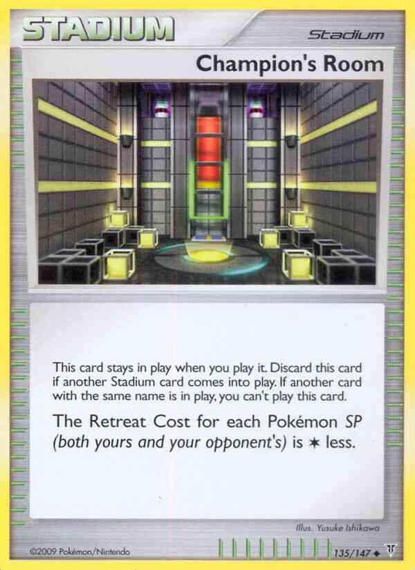 Champion's Room - 135/147 - Uncommon [pl3-135] [Non-Holo]