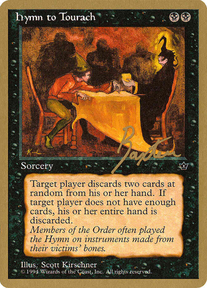 Hymn to Tourach [gb38d] [George Baxter] [Haunted Brunch] [Pro Tour Collector Set] [Non-Foil]