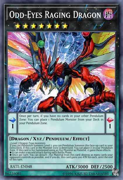 Odd-Eyes Raging Dragon - MP17-EN205 - Ultra Rare - 1st Edition