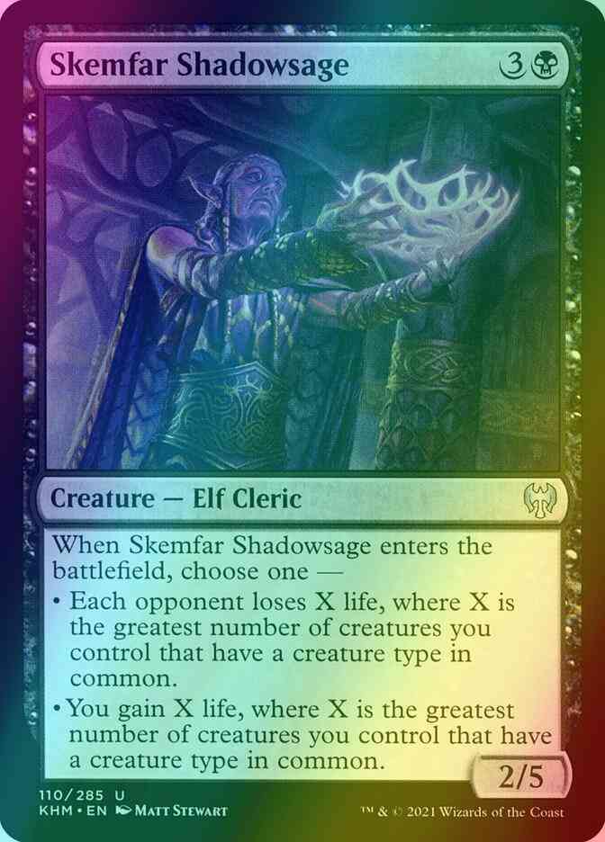 Skemfar Shadowsage [110] [Kaldheim] [Foil]