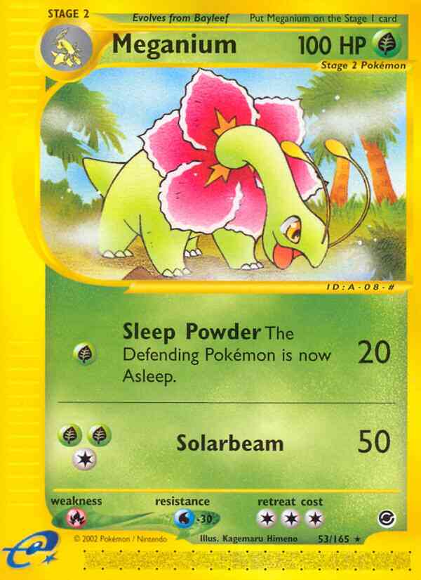 Meganium - 53/165 - Rare [ecard1-53] [Non-Holo]