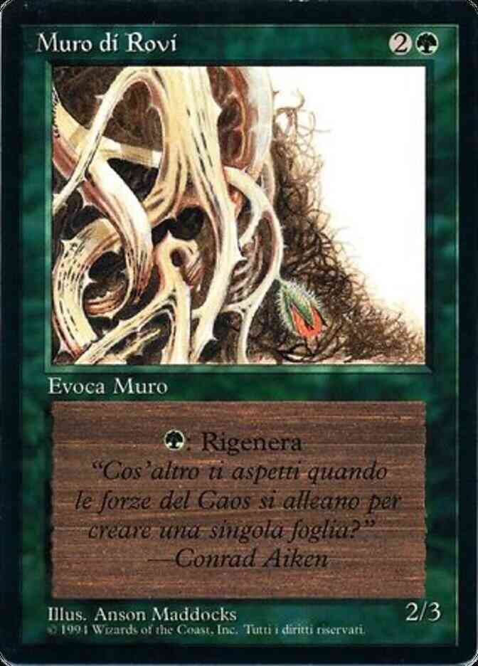 Wall of Brambles - Italian [224] [Foreign Black Border: Italian] [Non-Foil]