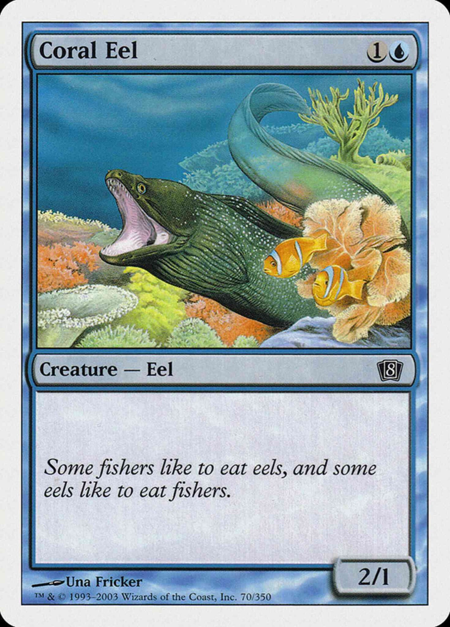 Coral Eel [70] [Eighth Edition] [Non-Foil]