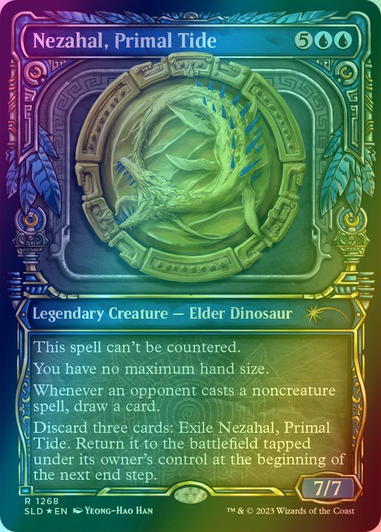 Nezahal, Primal Tide [1268] [Planar Showcase] [Showcase: MOM Vol. 2] [Secret Lair Drop] [Halo Foil]