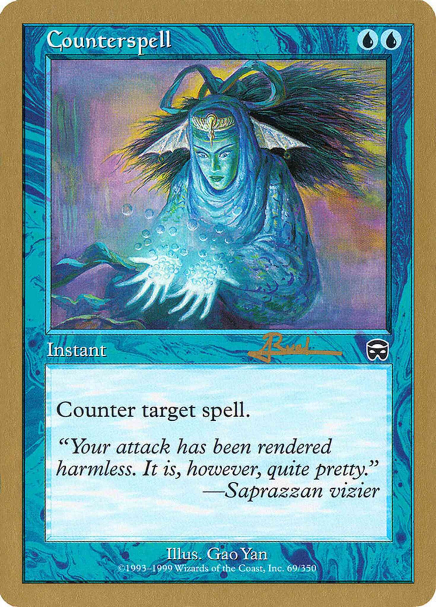 Counterspell [ar69] [Antoine Ruel] [69] [World Championship Decks 2001] [Non-Foil]