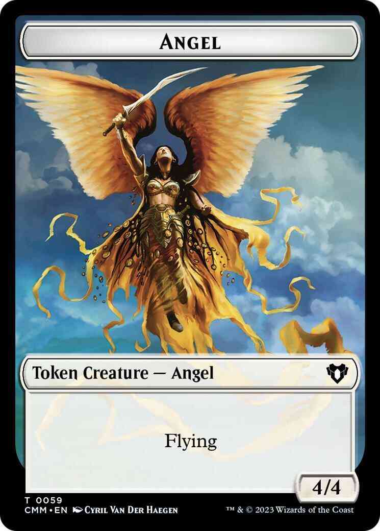 Angel Token (59) // Copy Token (54) [Commander Masters: Tokens] [Non-Foil]