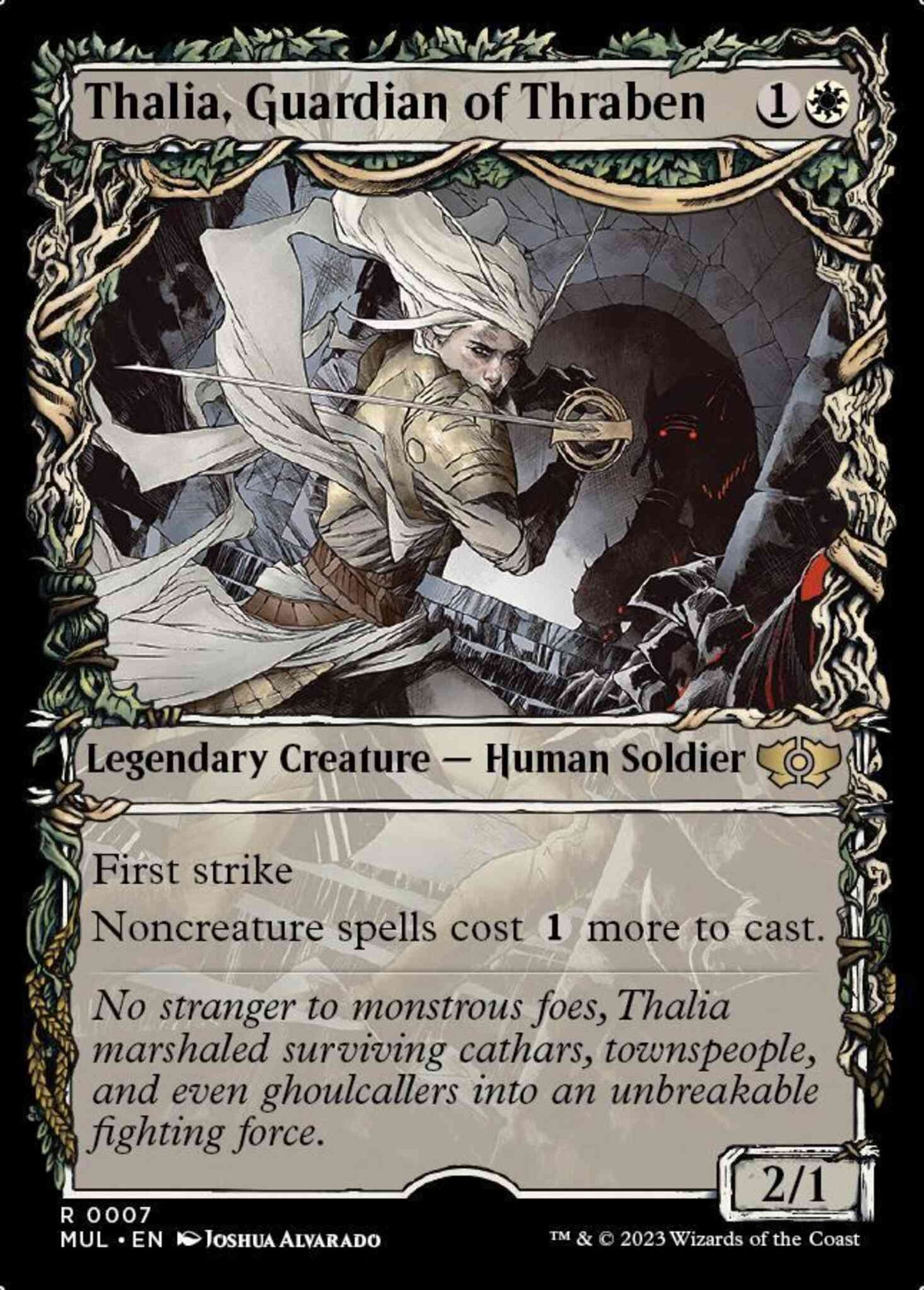 Thalia, Guardian of Thraben [7] [Planar Showcase] [Multiverse Legends] [Non-Foil]