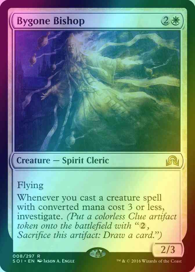 Bygone Bishop [8] [Shadows over Innistrad] [Foil]