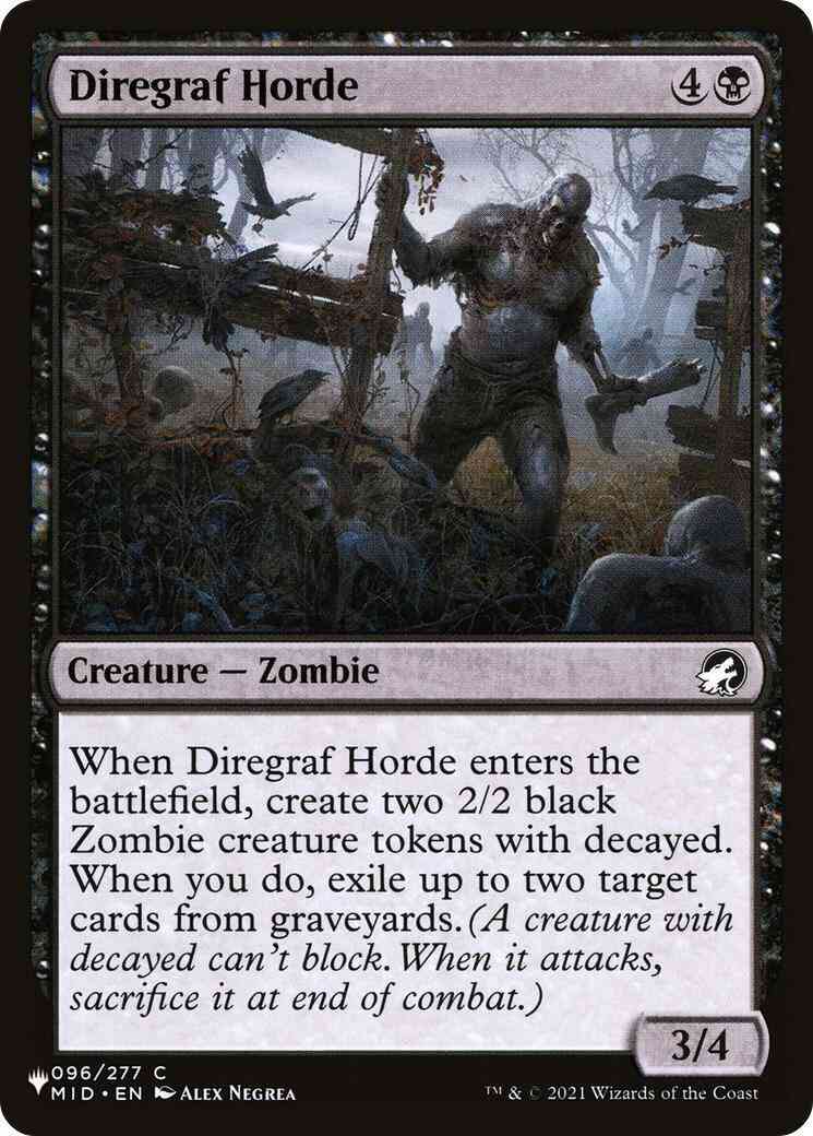Diregraf Horde [MID-96] [The List] [Non-Foil]