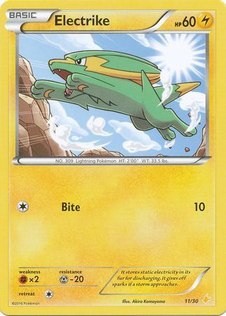 Electrike - 11/30 - [XY Trainer Kit: Pikachu Libre & Suicune (Pikachu Libre)] [Non-Holo]