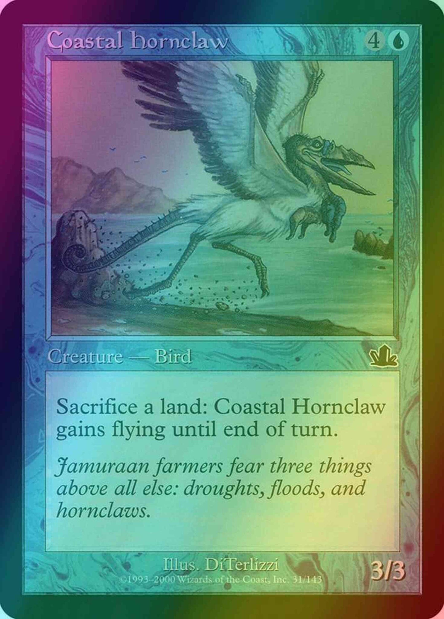 Coastal Hornclaw [31] [Prophecy] [Foil]