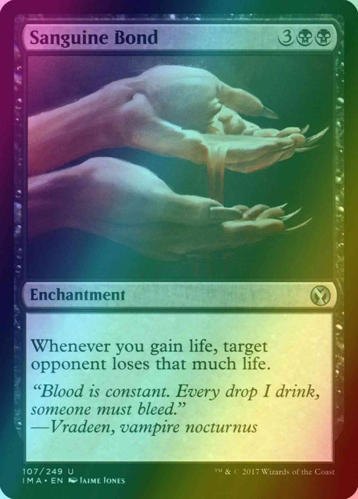 Sanguine Bond [107] [Iconic Masters] [Foil]