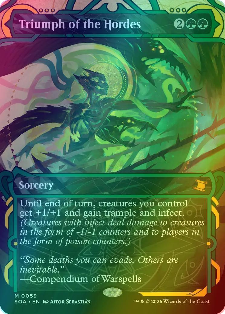 Triumph of the Hordes [59] [Showcase] [Secrets of Strixhaven: Mystical Archive] [Foil]