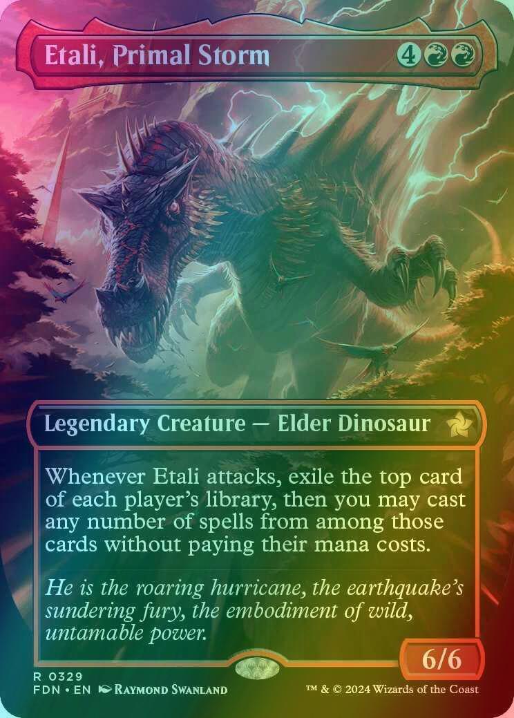 Etali, Primal Storm [329] [Borderless] [Foundations] [Foil]