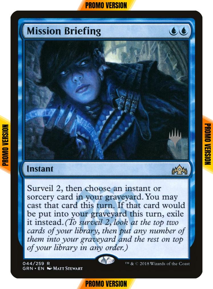 Mission Briefing [Promo Pack] [44p] [Guilds of Ravnica Promos] [Foil]