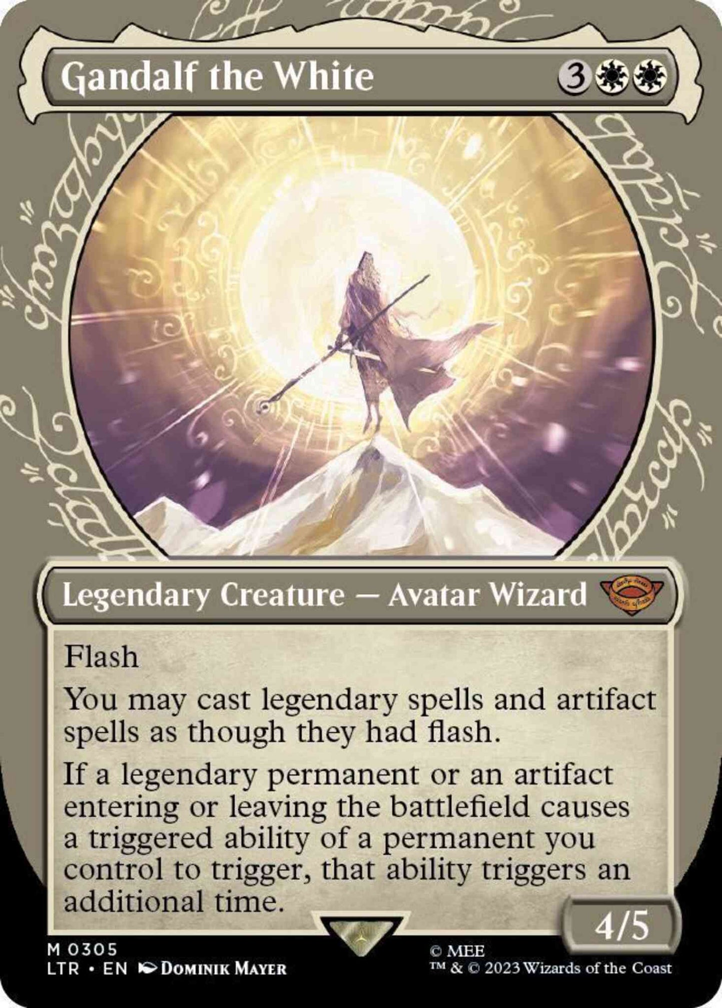 Gandalf the White [305] [Ring Showcase] [The Lord of the Rings: Tales of Middle-earth] [Non-Foil]