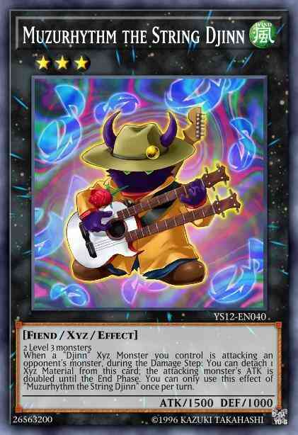 Muzurhythm the String Djinn - SP14-EN028 - Starfoil Rare - 1st Edition