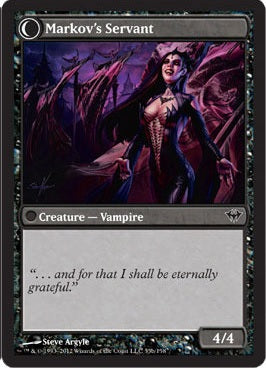 Chosen of Markov // Markov's Servant [55] [Dark Ascension] [Non-Foil]