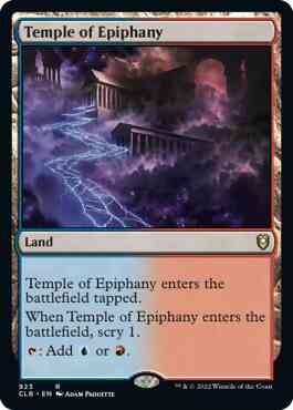 Temple of Epiphany [923] [Commander Legends: Battle for Baldur's Gate] [Non-Foil]