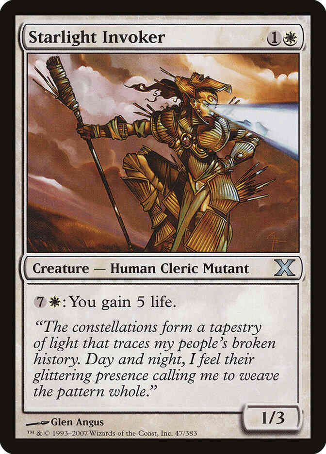 Starlight Invoker [47] [Tenth Edition] [Non-Foil]