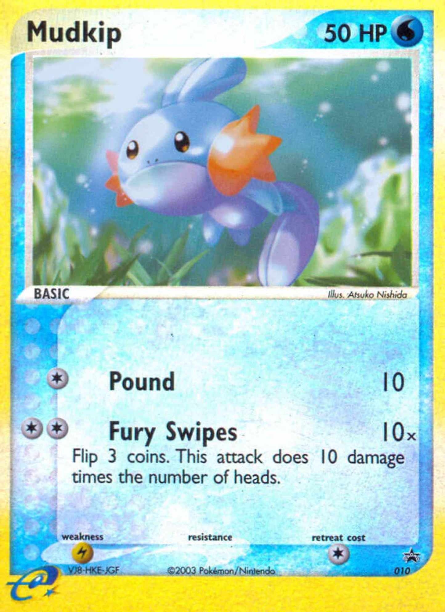 Mudkip - 10/40 - Promo [np-10] [Reverse Holo]
