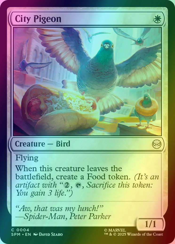 City Pigeon [4] [Marvel's Spider-Man] [Foil]