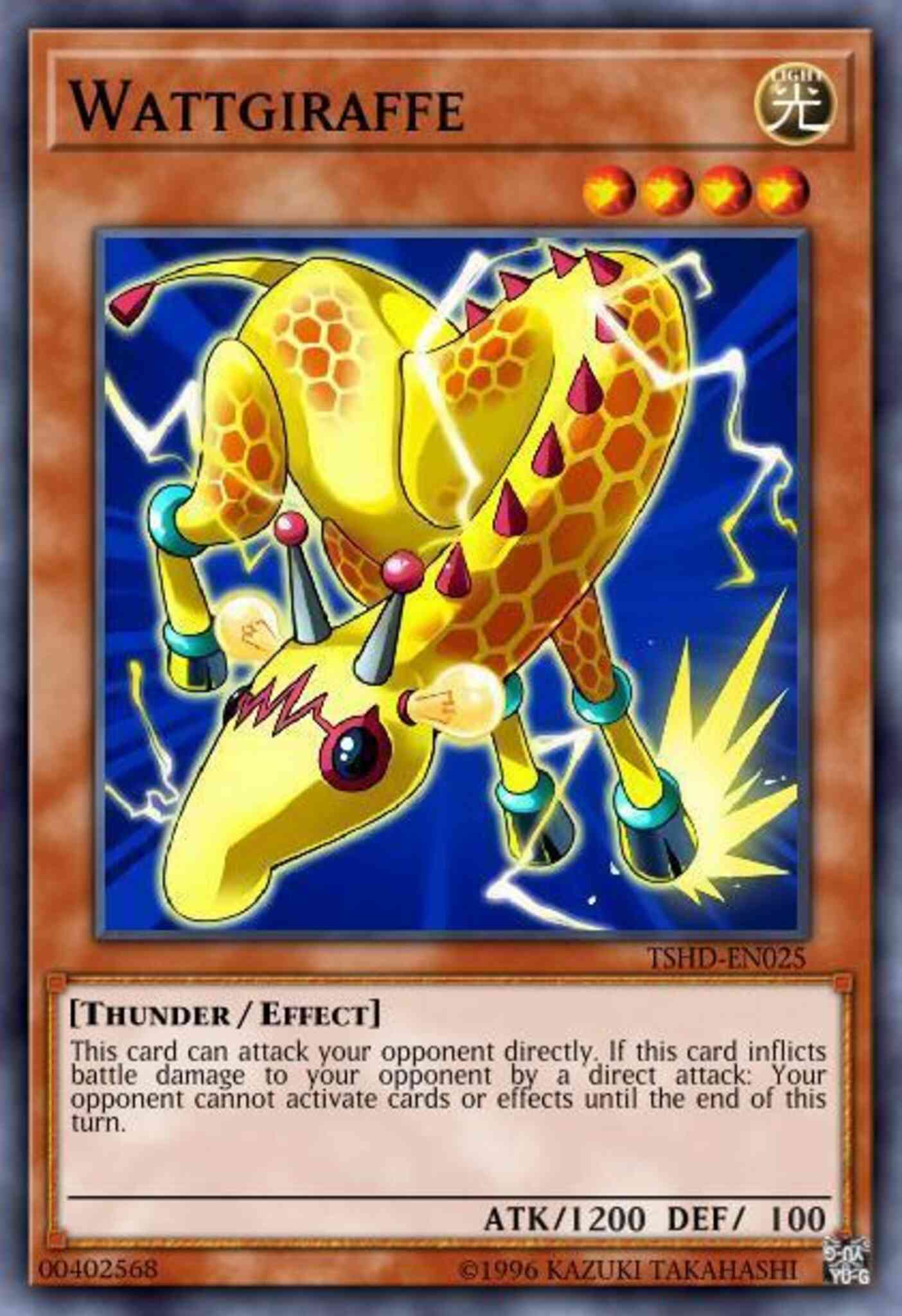 Wattgiraffe - DUOV-EN064 - Ultra Rare - 1st Edition