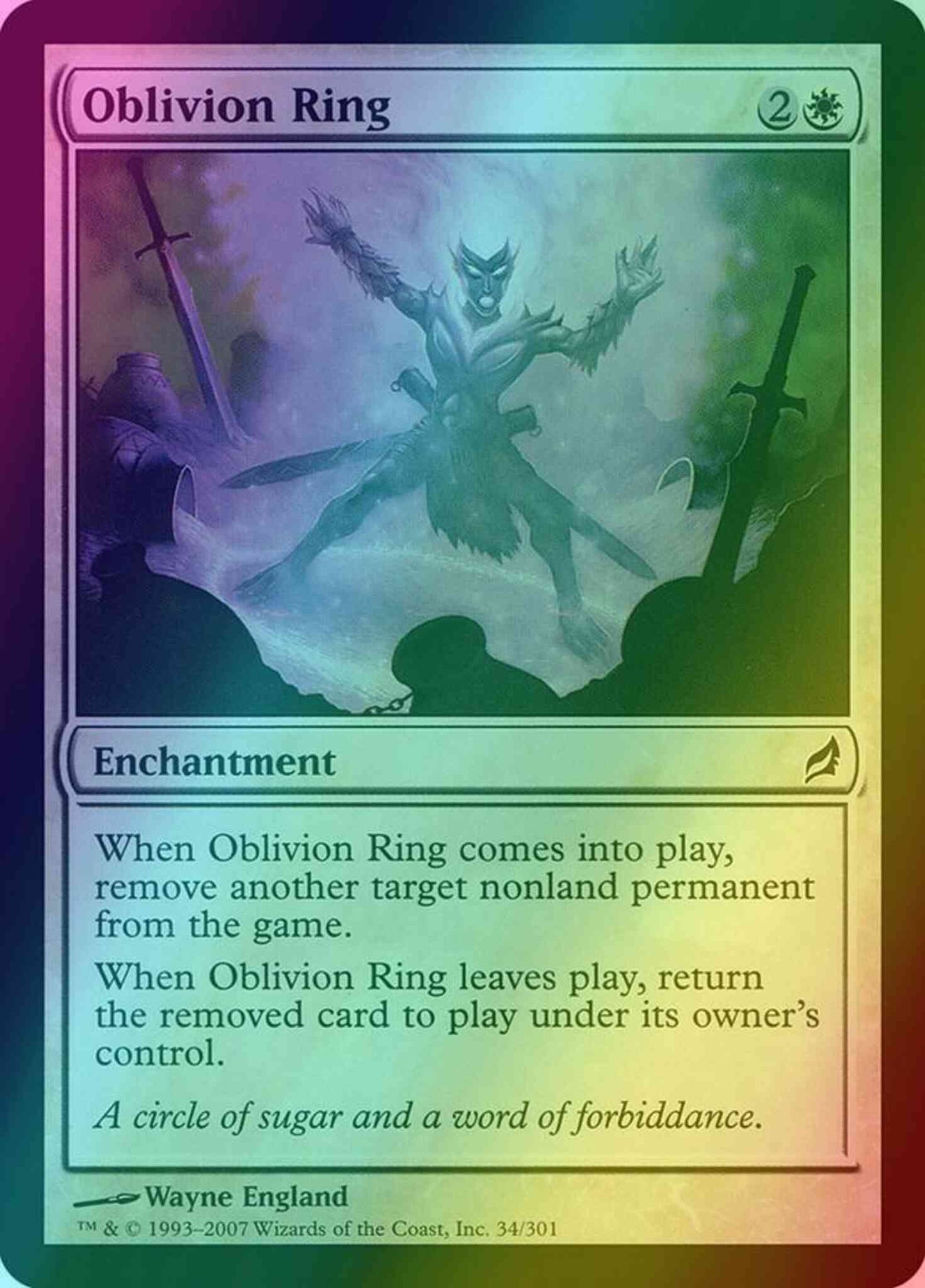 Oblivion Ring [34] [Lorwyn] [Foil]