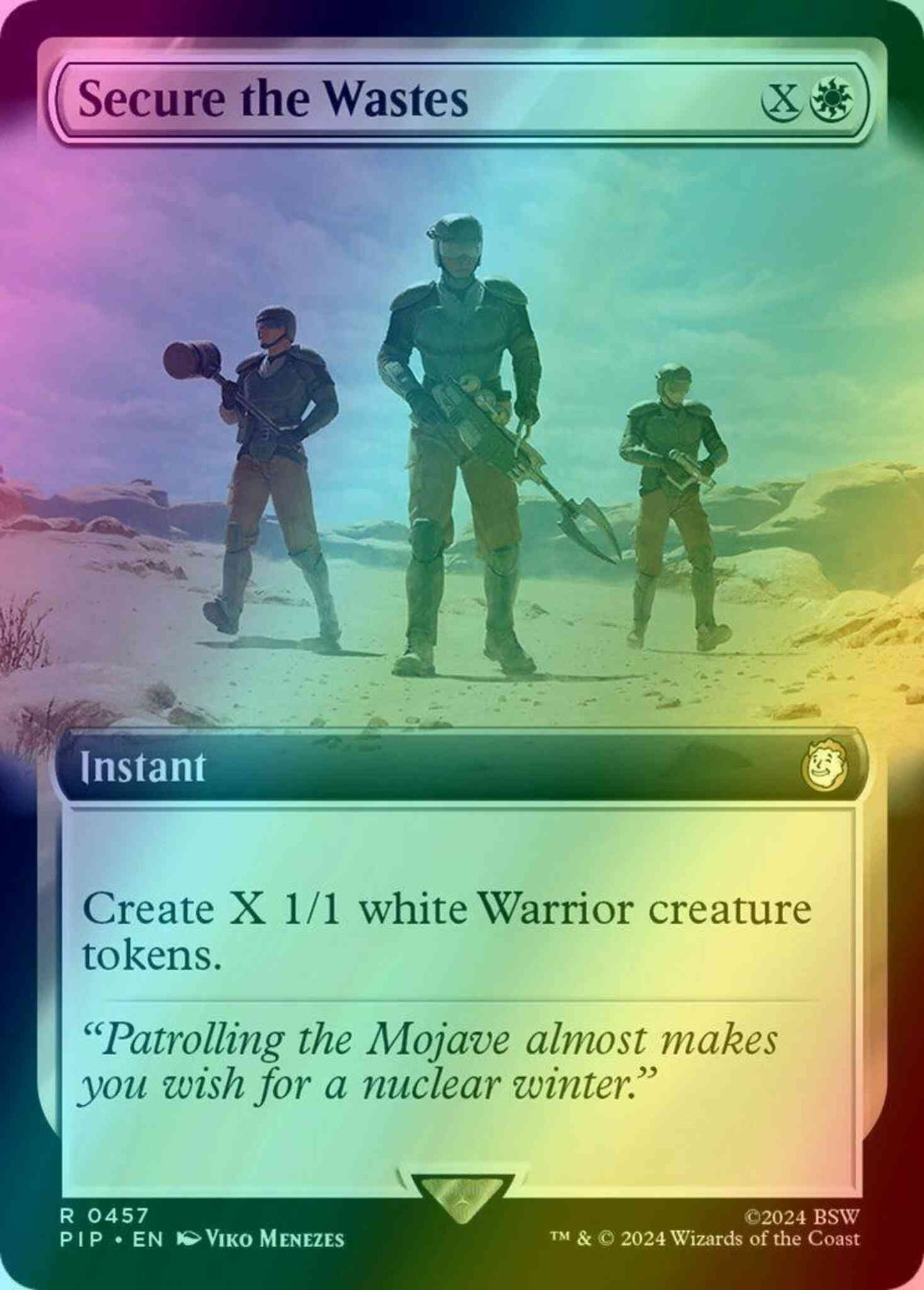 Secure the Wastes [457] [Extended Art] [Fallout] [Foil]