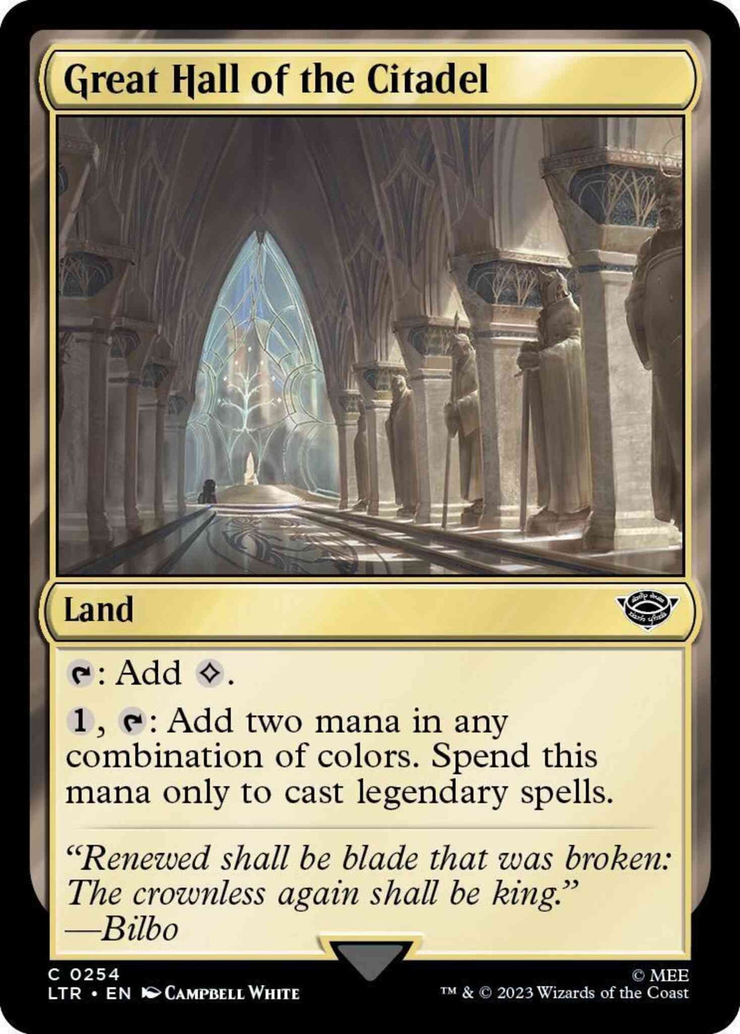 Great Hall of the Citadel [254] [The Lord of the Rings: Tales of Middle-earth] [Non-Foil]