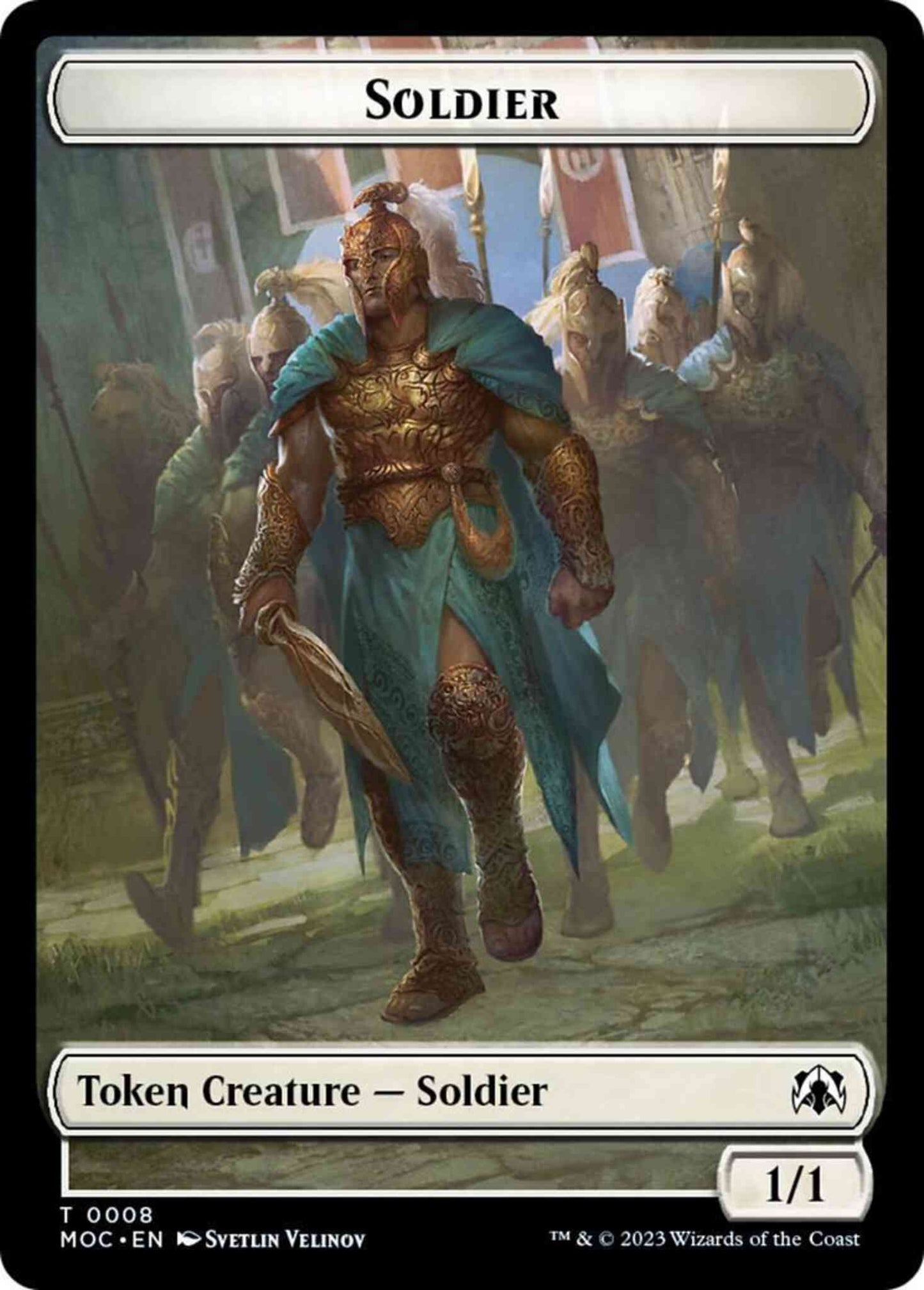 Soldier Token (08) // Vampire Knight Token (20) [March of the Machine: Commander: Tokens] [Non-Foil]