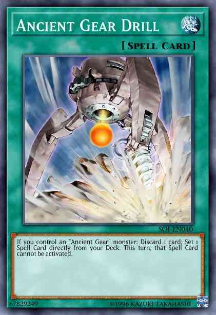 Ancient Gear Drill - SD10-EN022 - Common - Unlimited