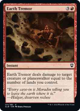 Earth Tremor [171] [Commander Legends: Battle for Baldur's Gate] [Non-Foil]