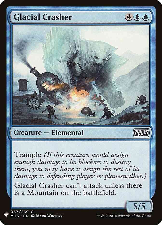 Glacial Crasher [M15-57] [The List] [Non-Foil]