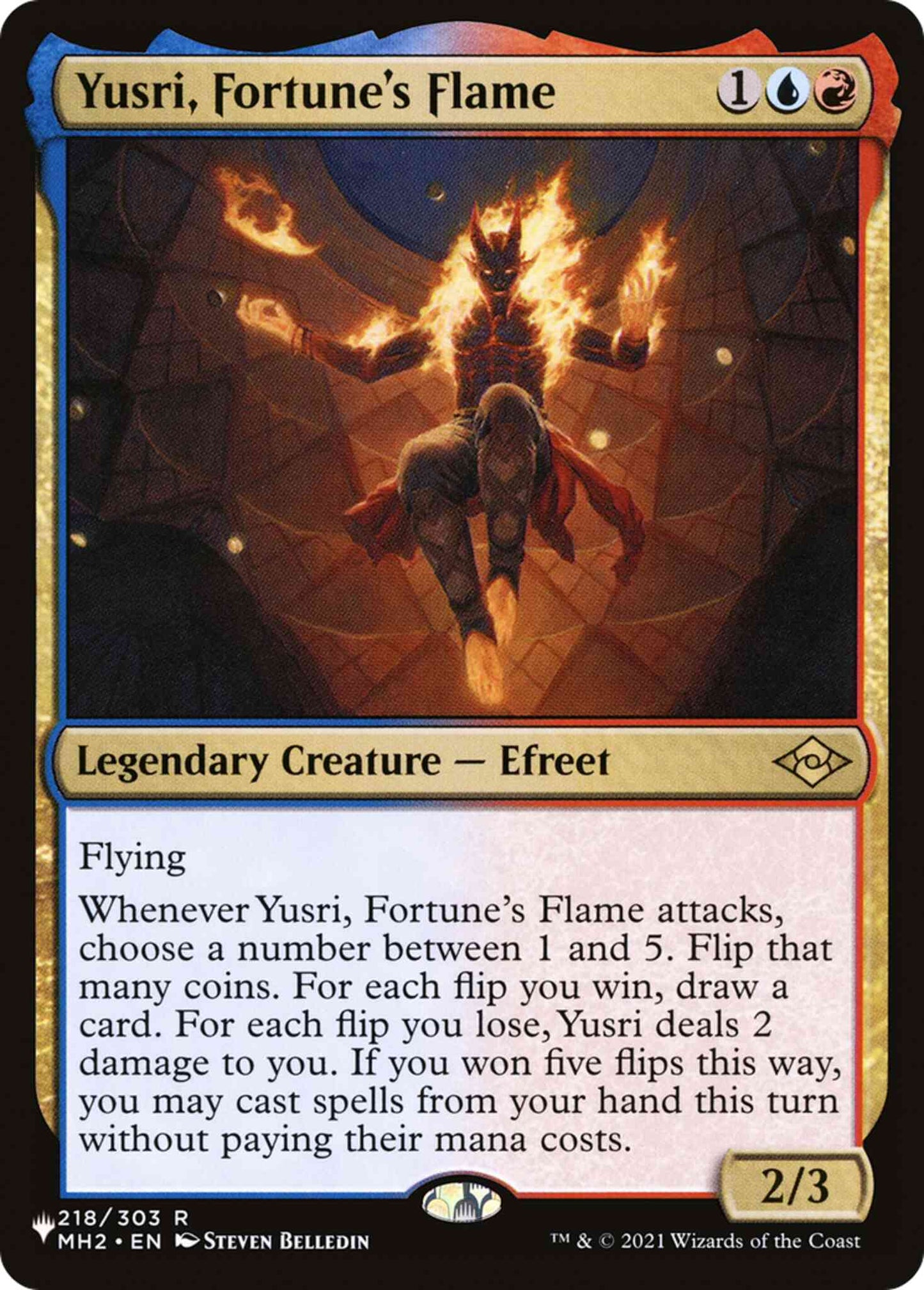 Yusri, Fortune's Flame [MH2-218] [The List] [Non-Foil]