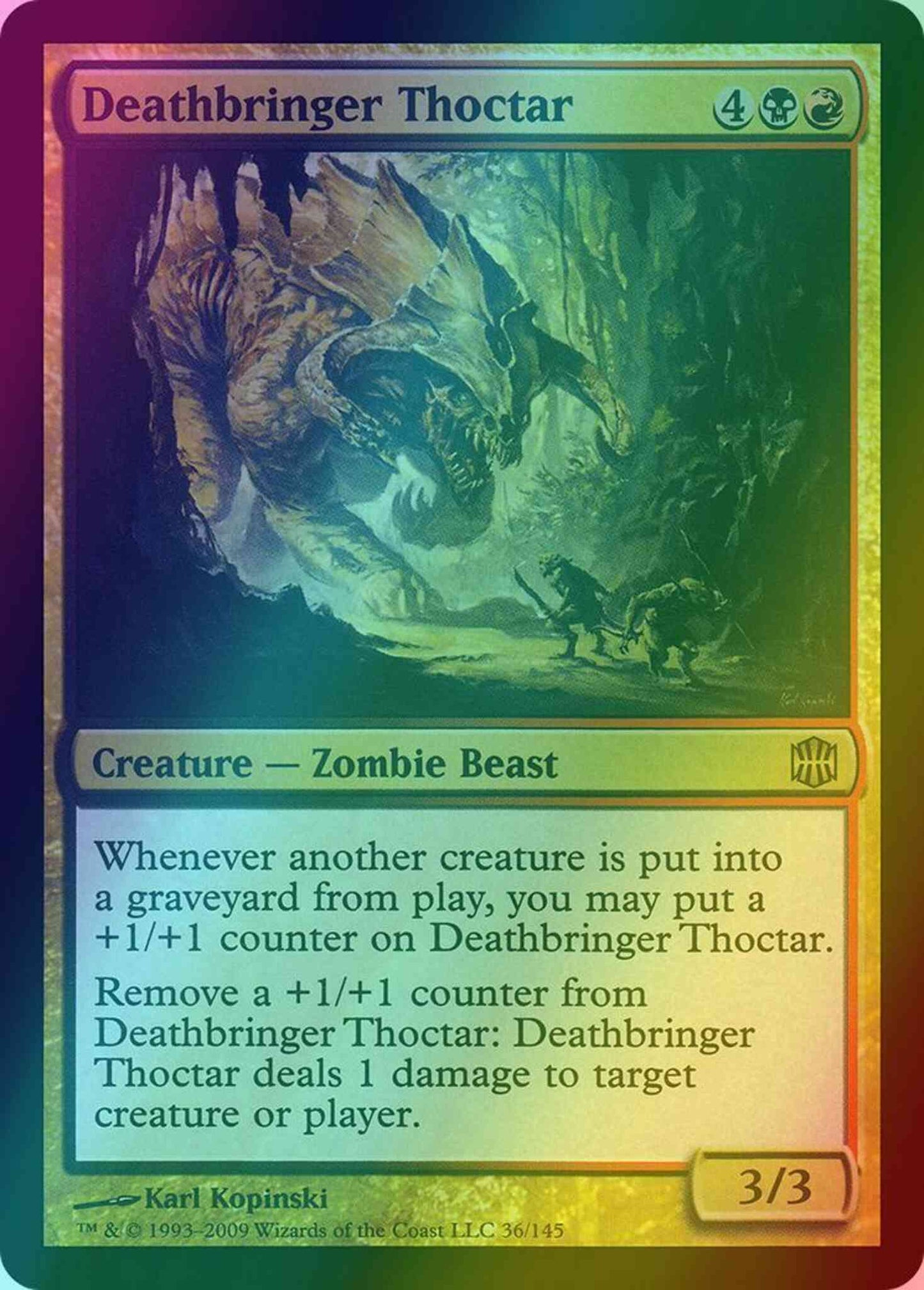 Deathbringer Thoctar [36] [Alara Reborn] [Foil]