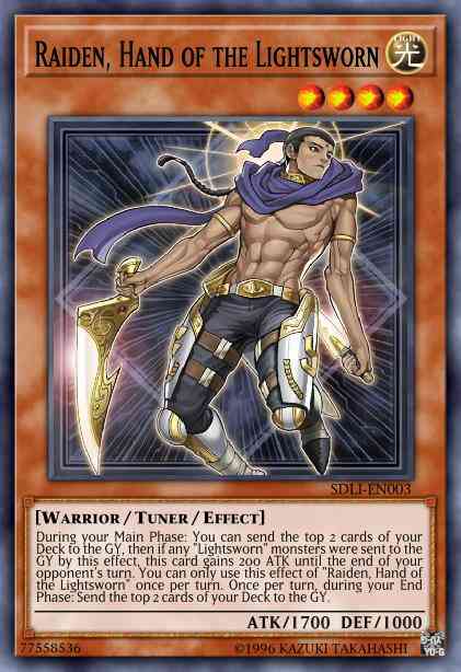Raiden, Hand of the Lightsworn - BLLR-EN042 - Ultra Rare - 1st Edition