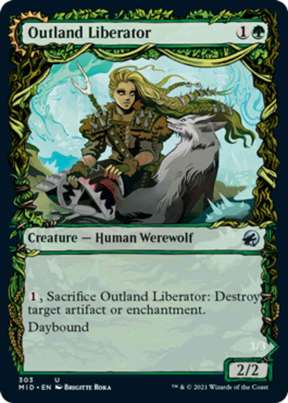 Outland Liberator // Frenzied Trapbreaker [303] [Equinox Showcase] [Innistrad: Midnight Hunt] [Non-Foil]