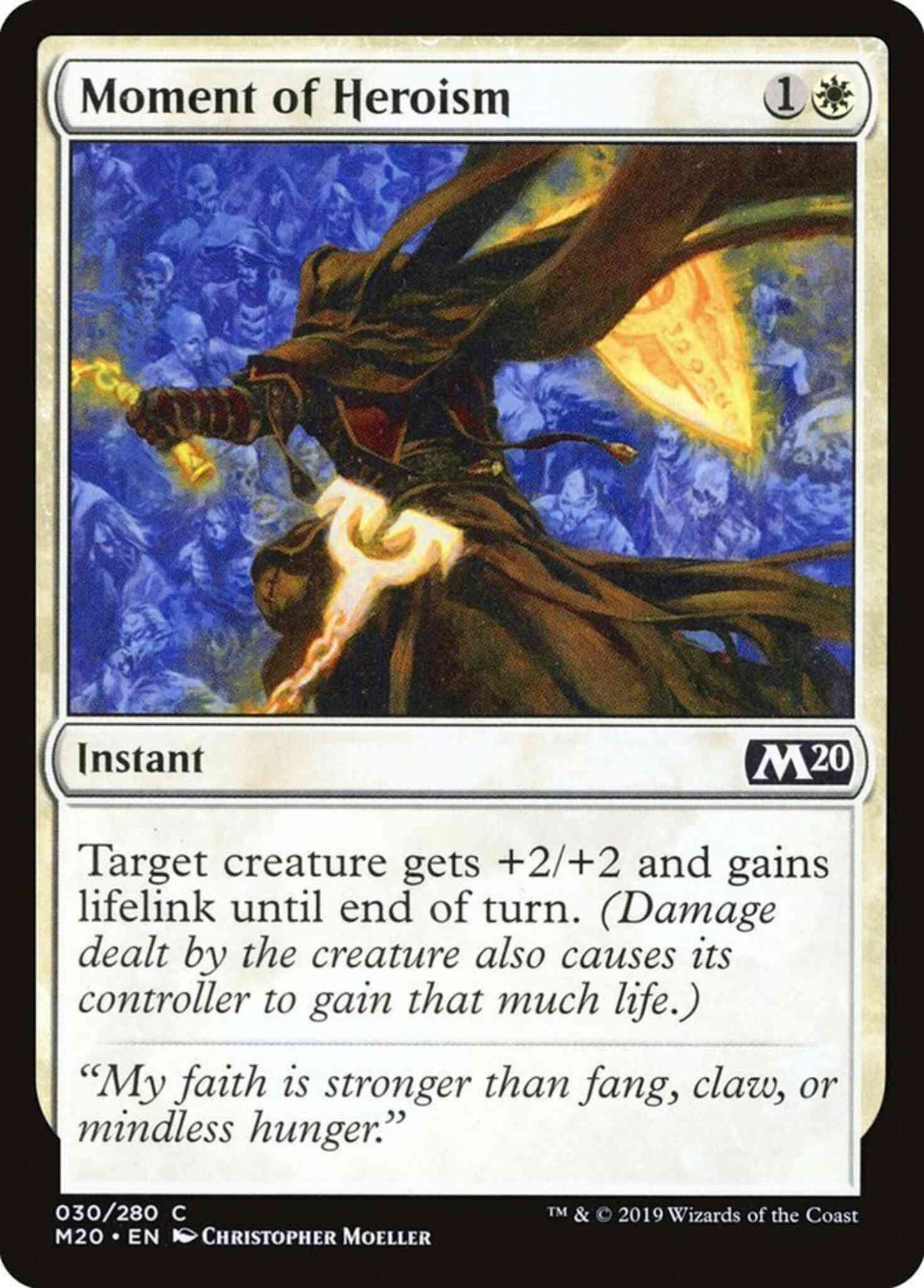 Moment of Heroism [30] [Core Set 2020] [Non-Foil]
