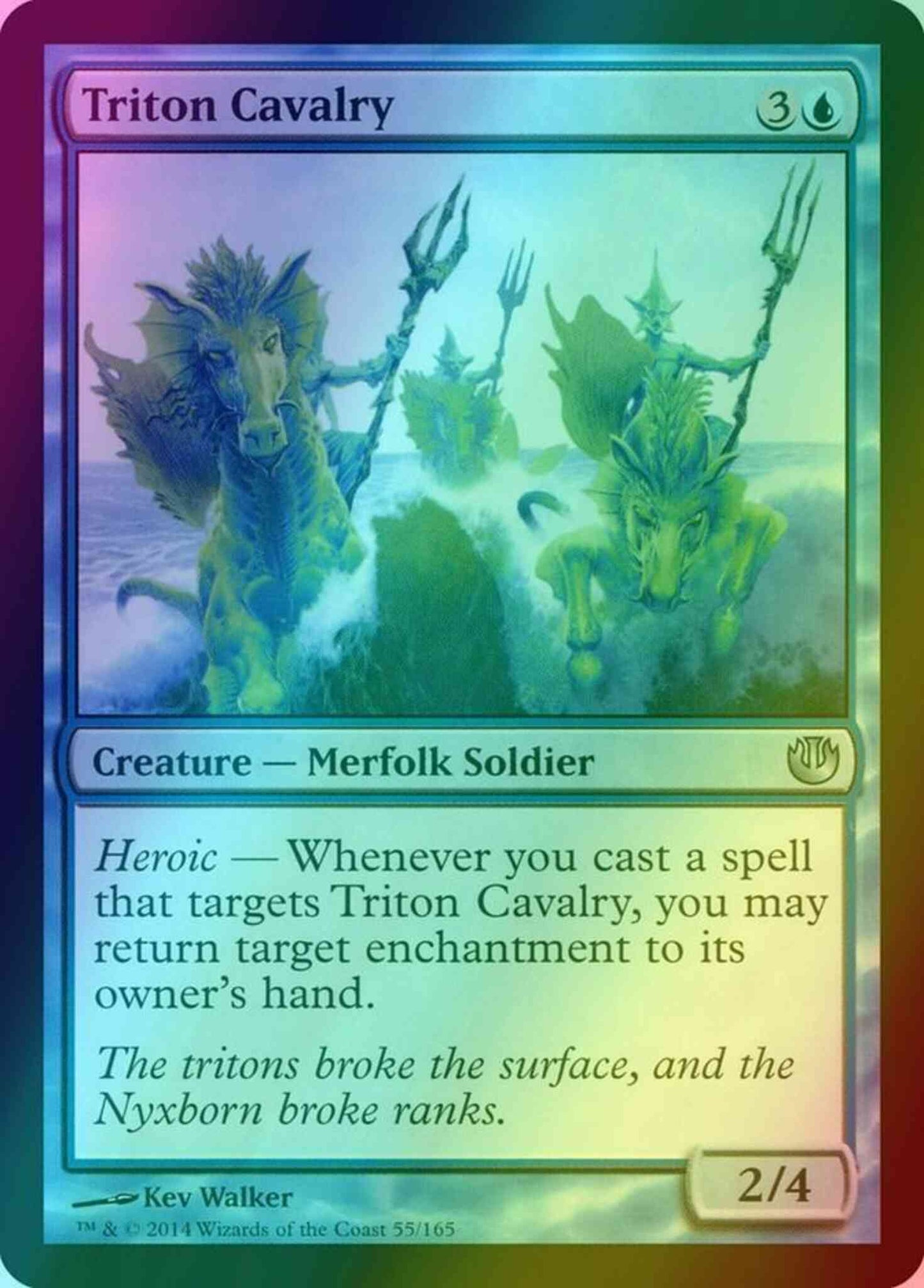 Triton Cavalry [55] [Journey into Nyx] [Foil]