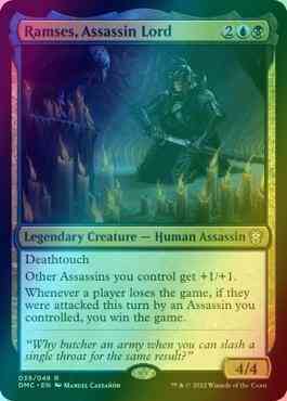 Ramses, Assassin Lord [39] [Legends Retold] [Dominaria United: Commander] [Foil]