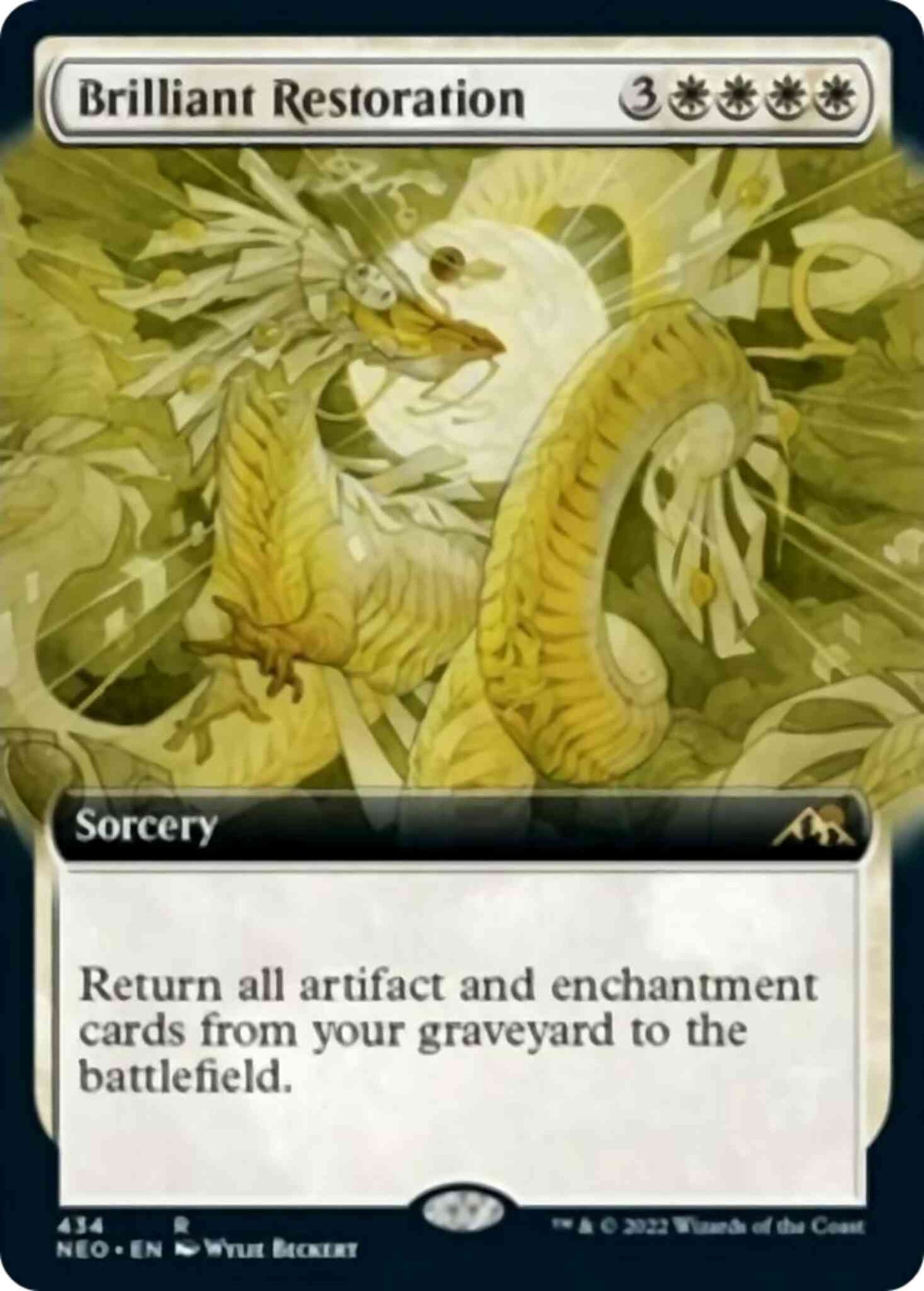Brilliant Restoration [434] [Extended Art] [Kamigawa: Neon Dynasty] [Non-Foil]