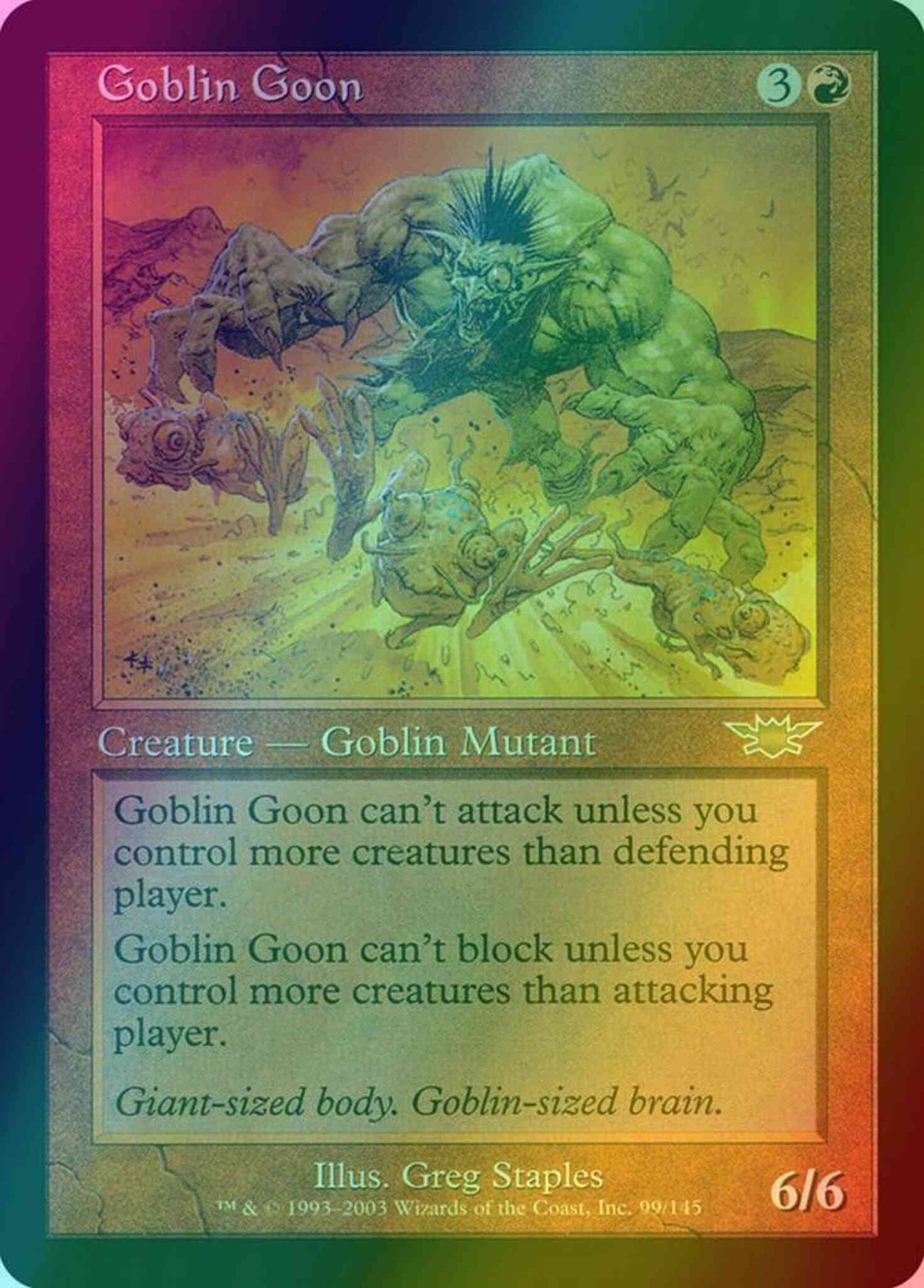 Goblin Goon [99] [Legions] [Foil]