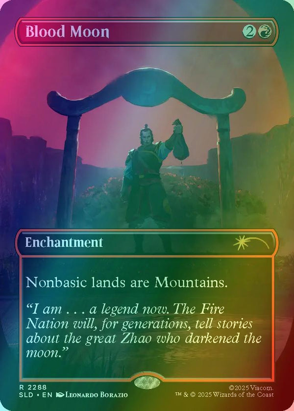 Blood Moon [2288] [Borderless] [Everything Changed] [Secret Lair Drop] [Foil]