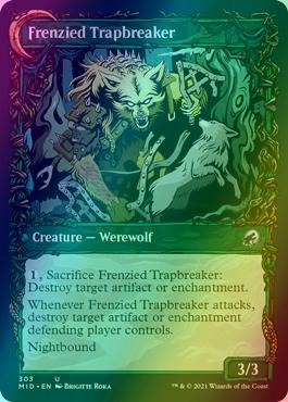 Outland Liberator // Frenzied Trapbreaker [303] [Equinox Showcase] [Innistrad: Midnight Hunt] [Foil]