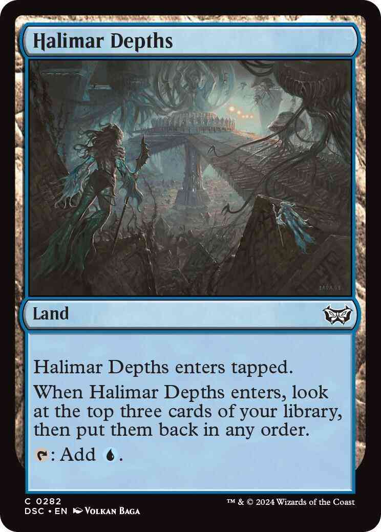 Halimar Depths [282] [Duskmourn: House of Horror: Commander] [Non-Foil]