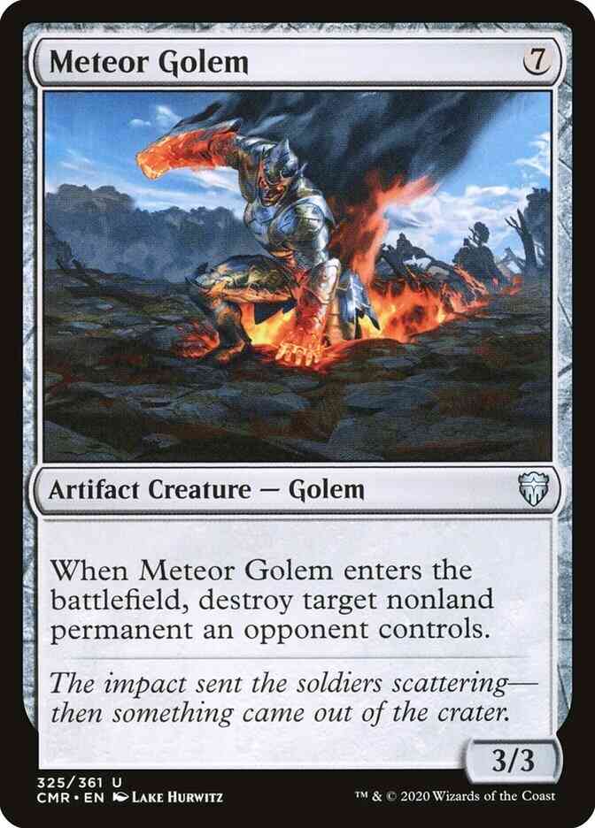 Meteor Golem [325] [Commander Legends] [Non-Foil]