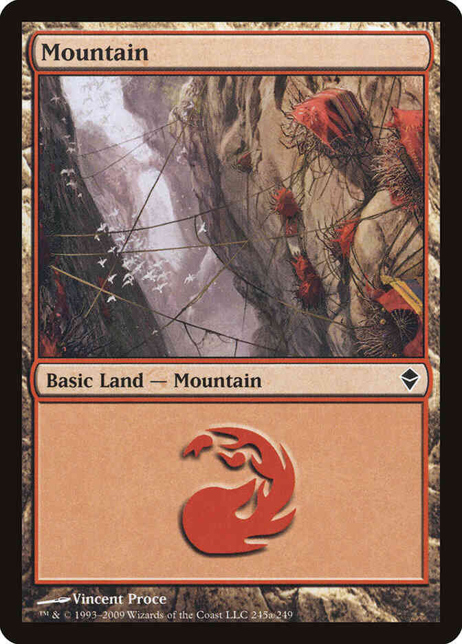 Mountain [245a] [Zendikar] [Non-Foil]