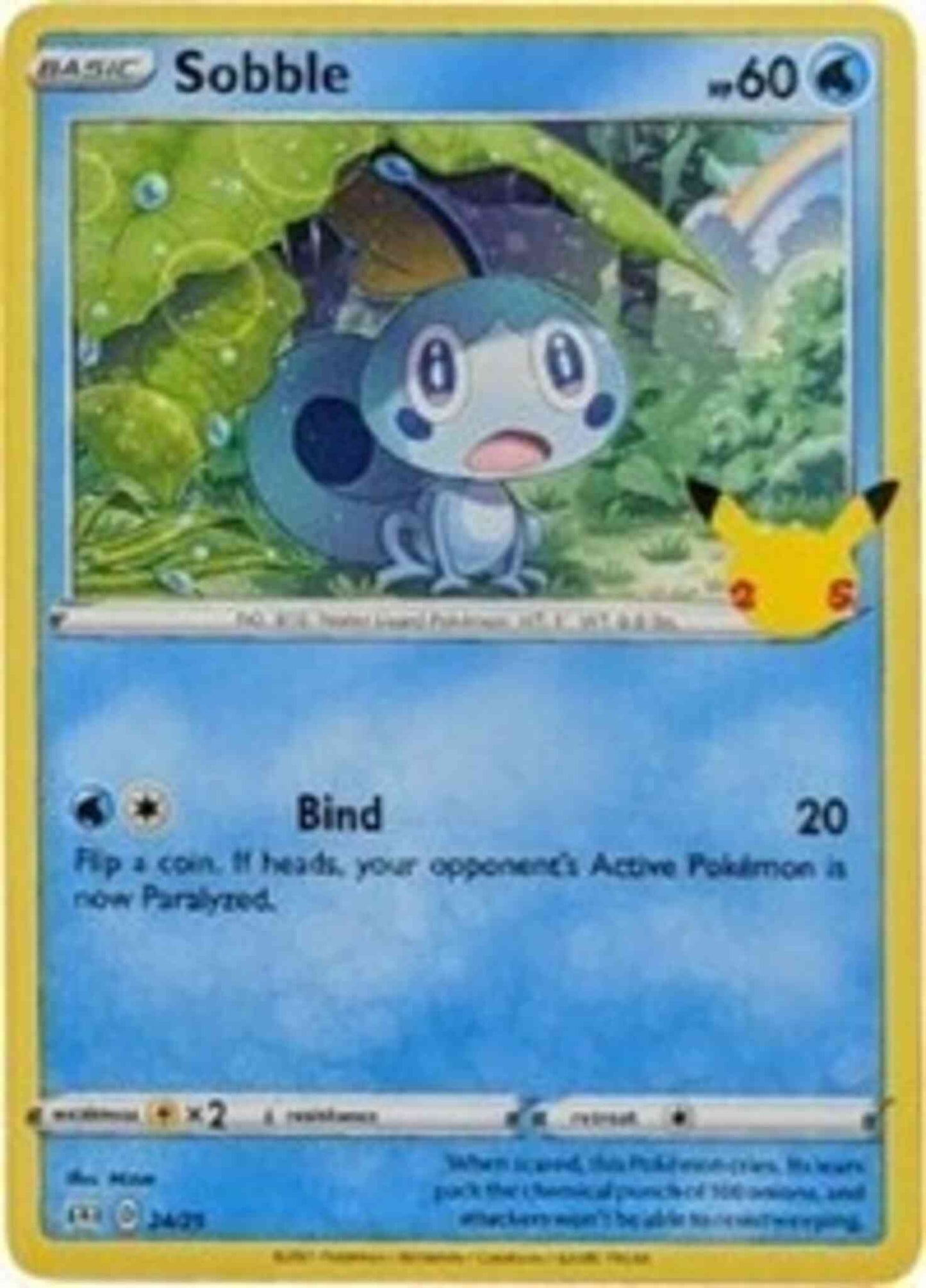 Sobble - McDonald's 25th Anniversary - 24/25 - Promo [mcd21-24] [Non-Holo]