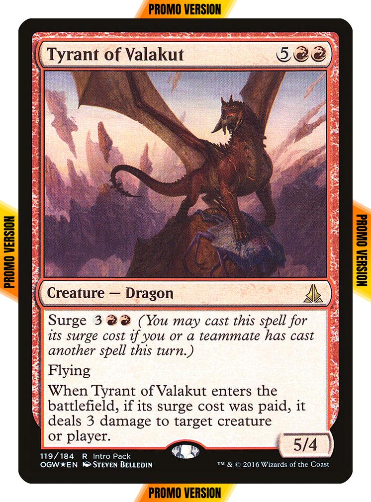 Tyrant of Valakut [119] [Intro Pack] [Oath of the Gatewatch Promos] [Foil]